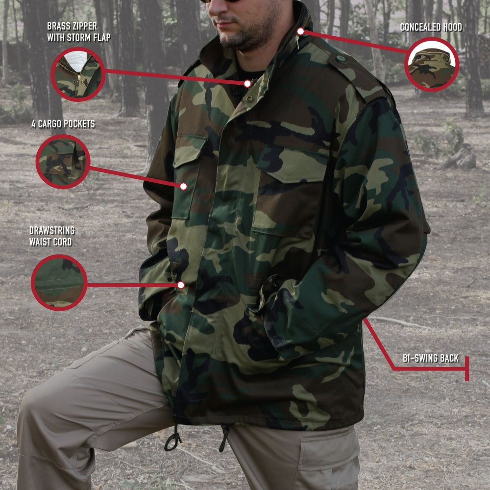 Rothco Digital Camo M-65 Field Jacket | All Security Equipment - 2
