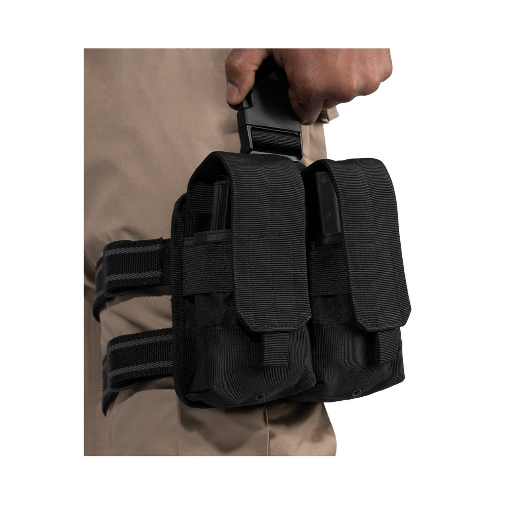 Rothco Drop Leg Double Mag Pouch | All Security Equipment - 2