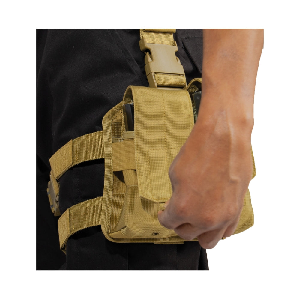 Rothco Drop Leg Double Mag Pouch | All Security Equipment - 7