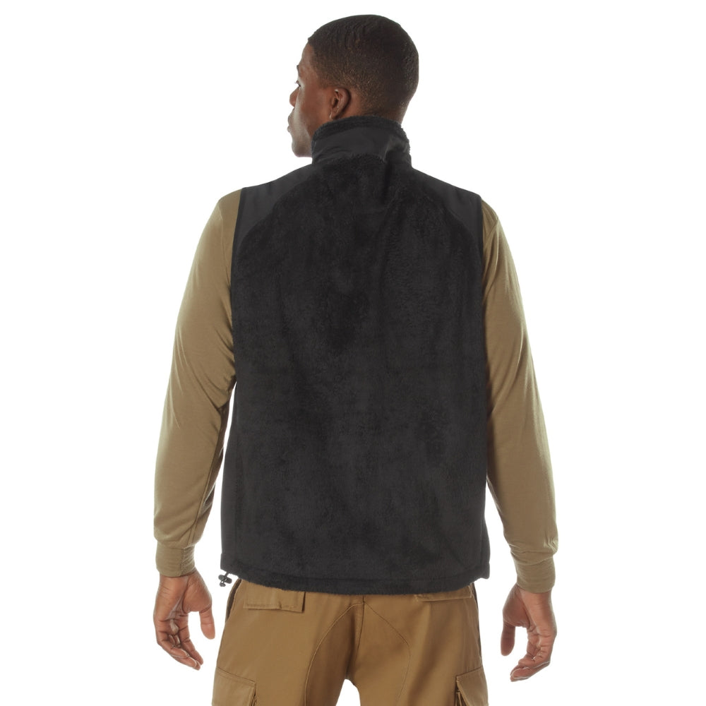 Rothco E.C.W.C.S. Fleece Vest (Black) | All Security Equipment - 3