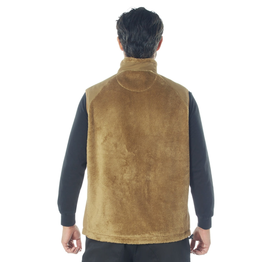 Rothco E.C.W.C.S. Fleece Vest (Coyote Brown) | All Security Equipment - 3