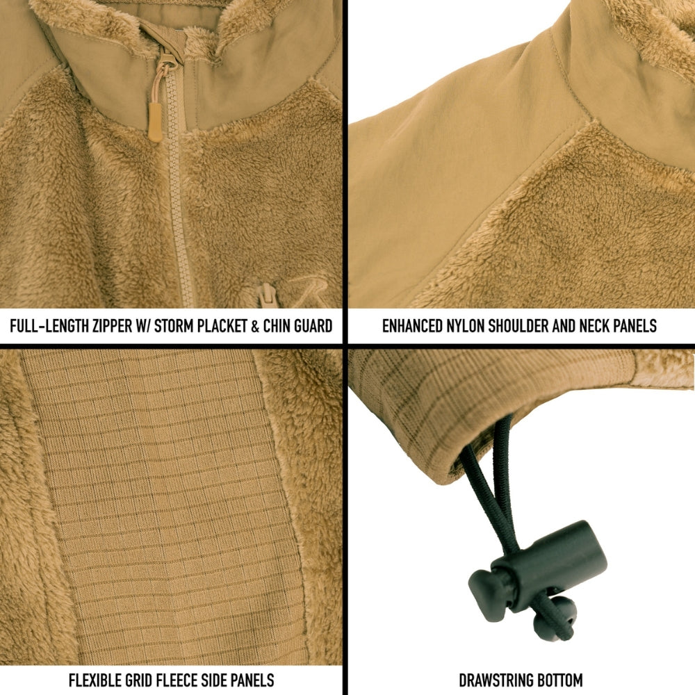 Rothco E.C.W.C.S. Fleece Vest (Coyote Brown) | All Security Equipment - 7