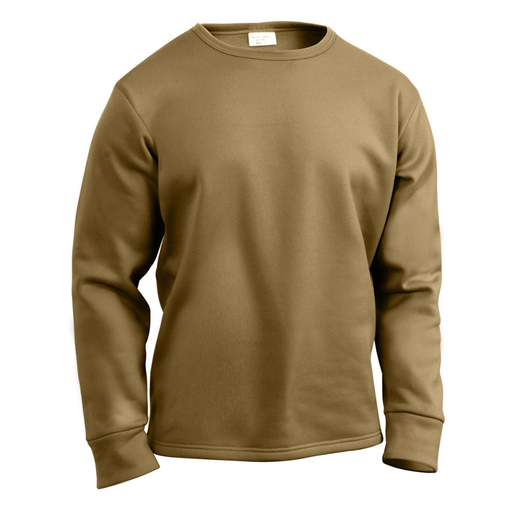 Rothco ECWCS Poly Crew Neck Top (AR 670-1 Coyote Brown)