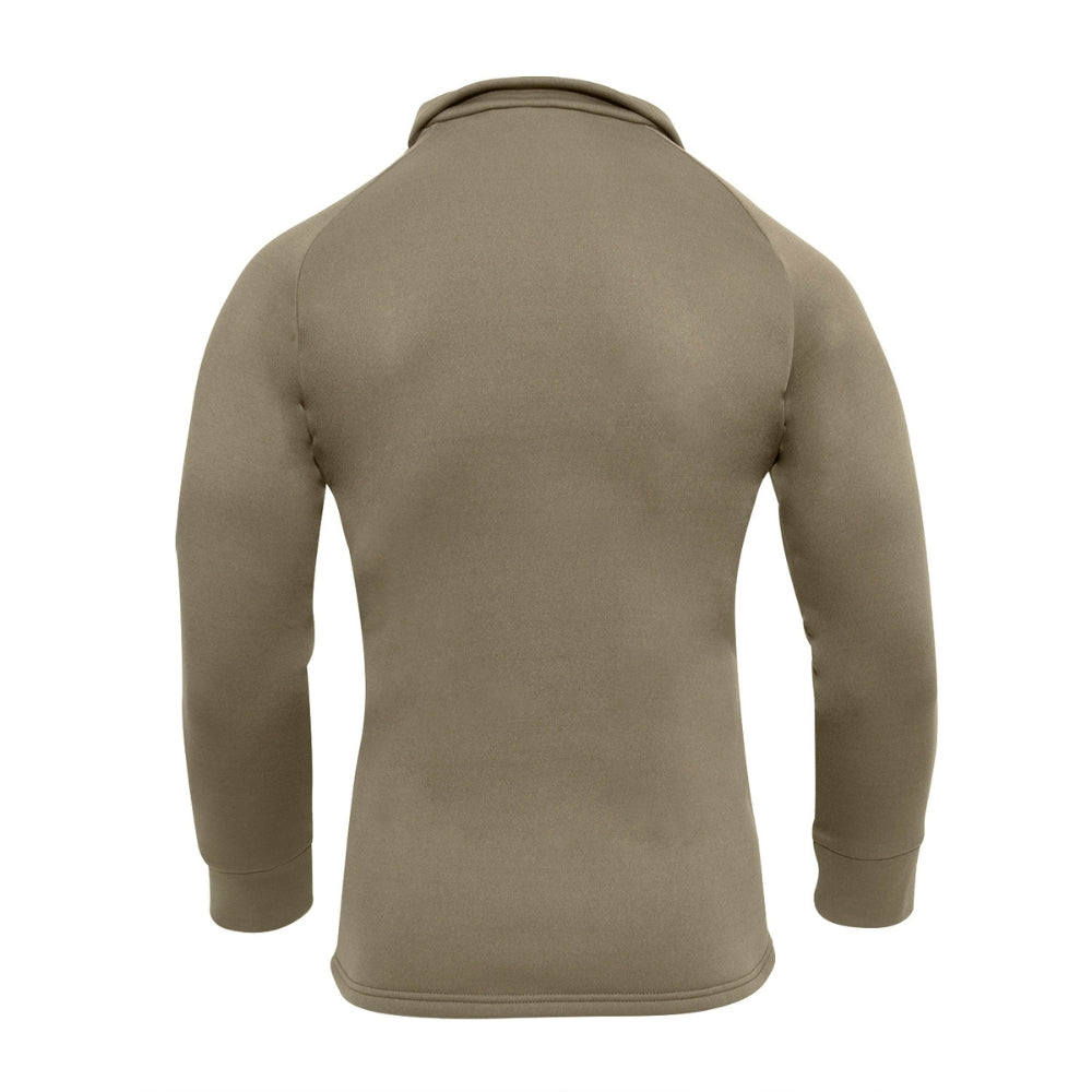 Rothco ECWCS Poly Zip Collar Shirts (AR 670-1 Coyote Brown) - 4