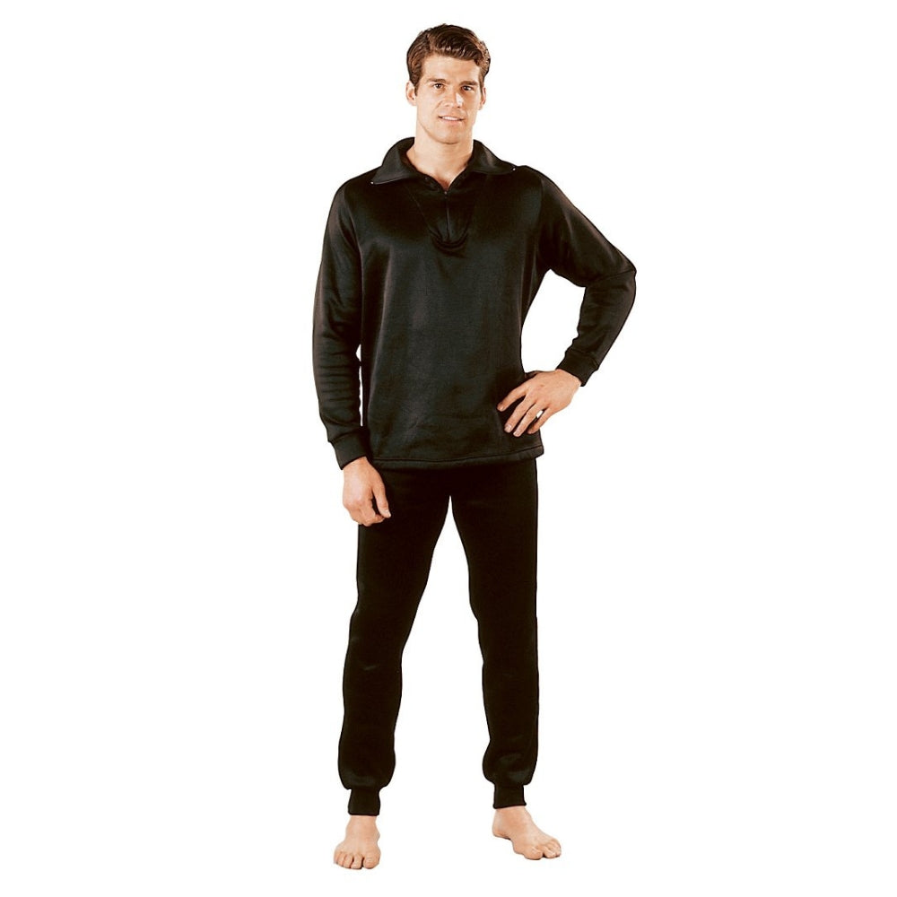 Rothco ECWCS Poly Zip Collar Shirts (Black) | All Security Equipment - 4