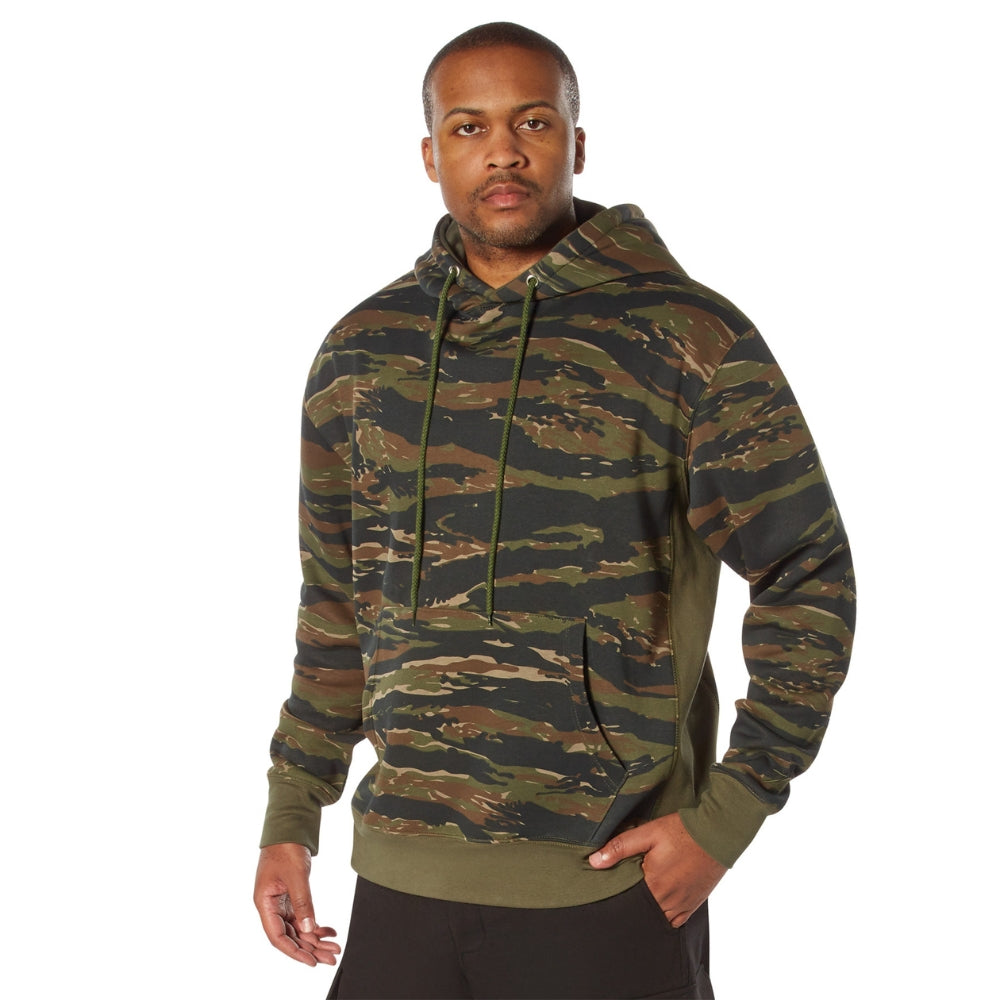 Rothco Every Day Pullover Hooded Sweatshirt (Tiger Stripe Camo) - 1