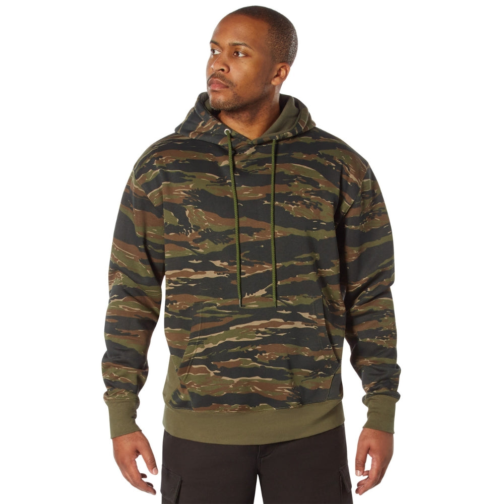 Rothco Every Day Pullover Hooded Sweatshirt (Tiger Stripe Camo) - 2