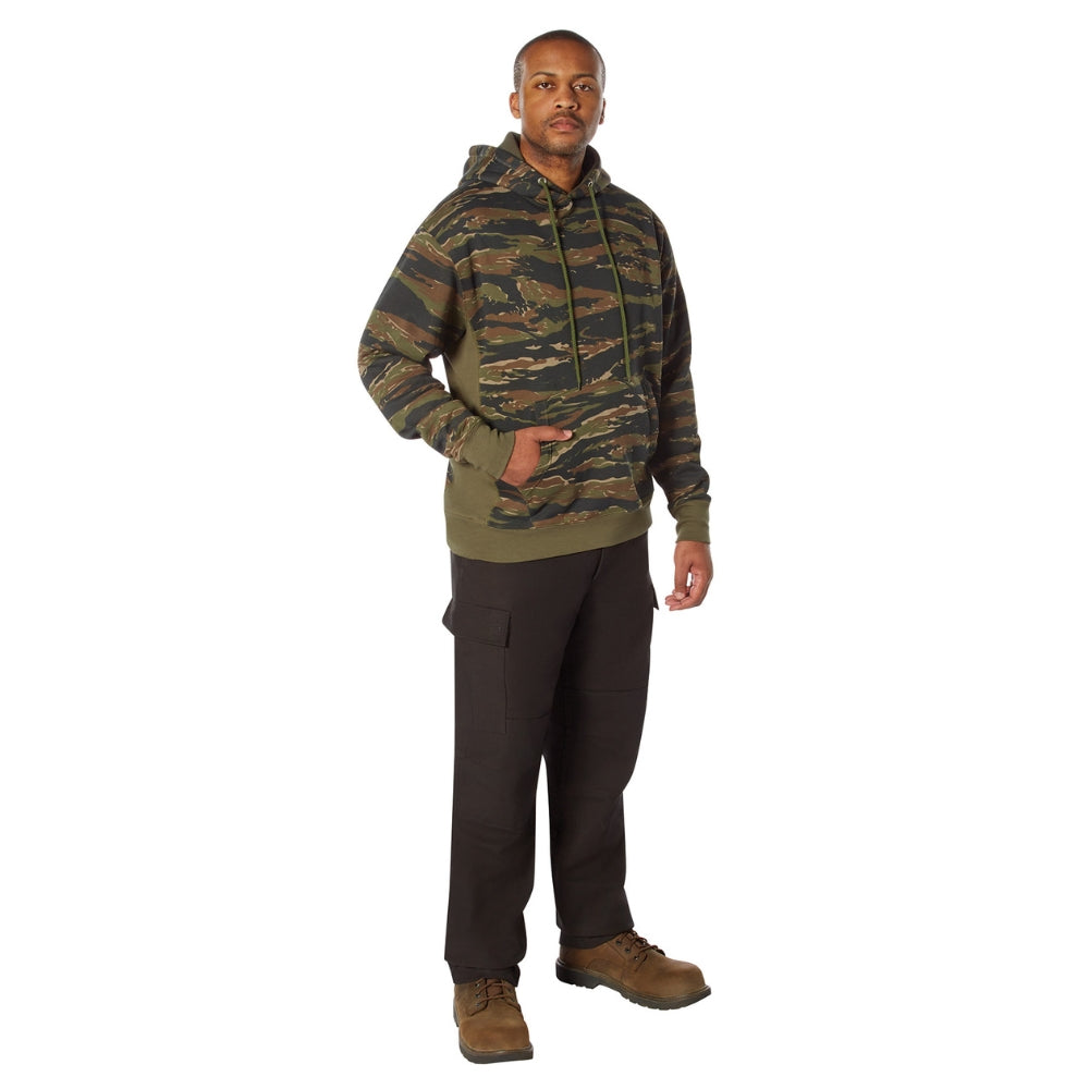 Rothco Every Day Pullover Hooded Sweatshirt (Tiger Stripe Camo) - 5
