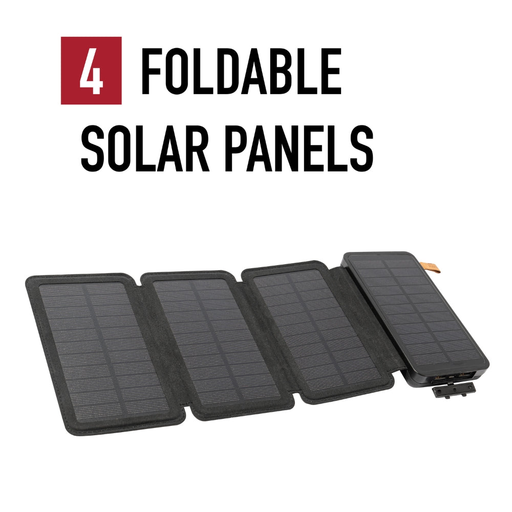 Rothco Folding Solar Panel with Power Bank | All Security Equipment - 5