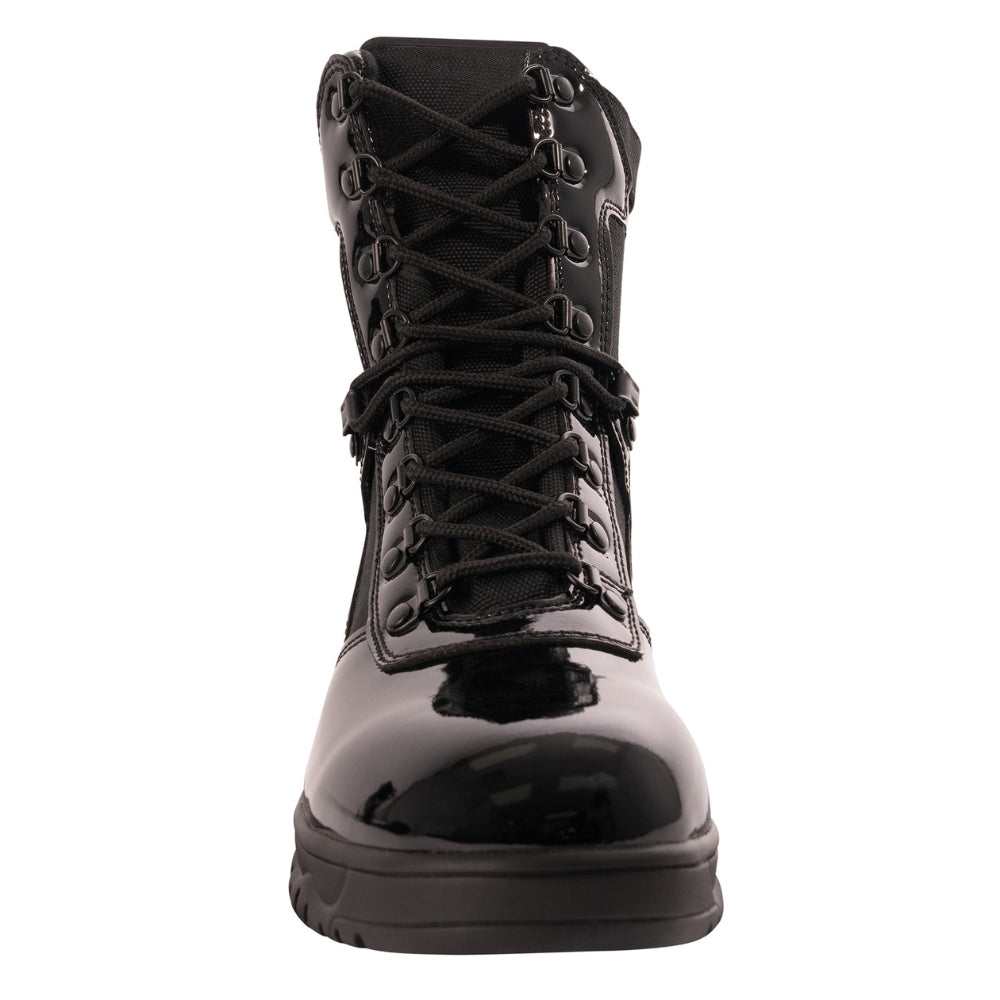 Rothco Forced Entry High-Gloss Tactical Boot with Side Zipper - 8 Inch - 4