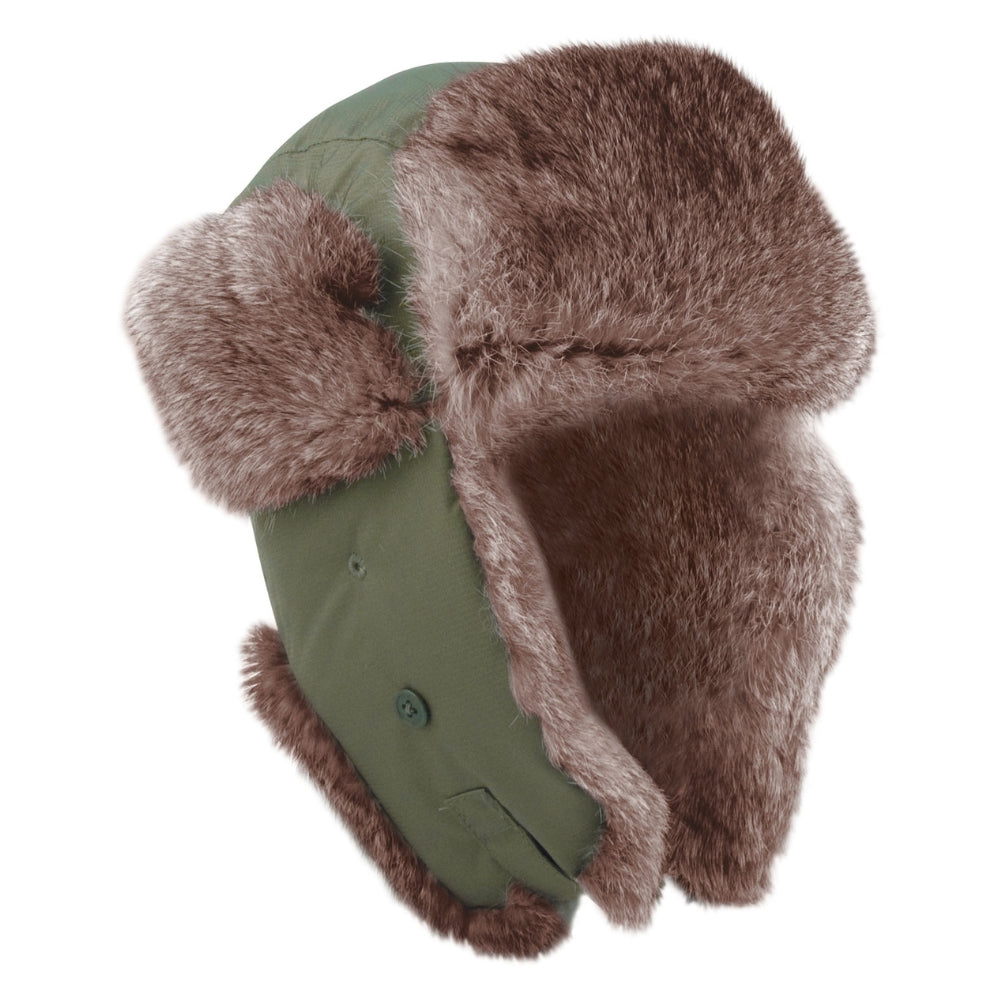 Rothco Fur Flyer's Hat (Olive Drab) | All Security Equipment