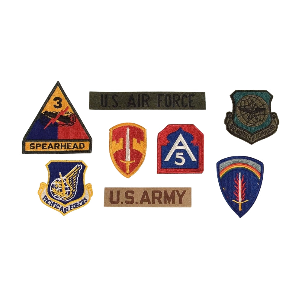 Rothco G.I. Military Assorted Military Patches | All Security Equipment - 1