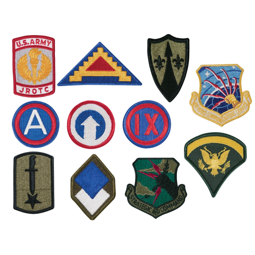 Rothco G.I. Military Assorted Military Patches | All Security Equipment - 2