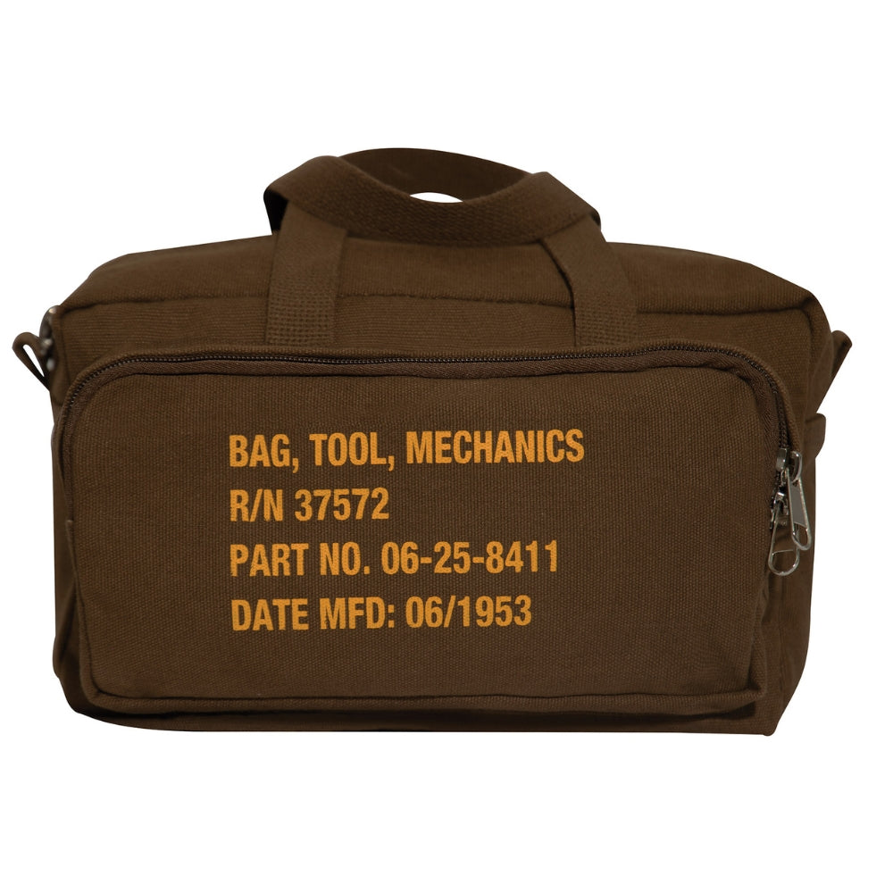 Rothco G.I. Type Zipper Pocket Mechanics Tool Bag With Military Stencil - 10