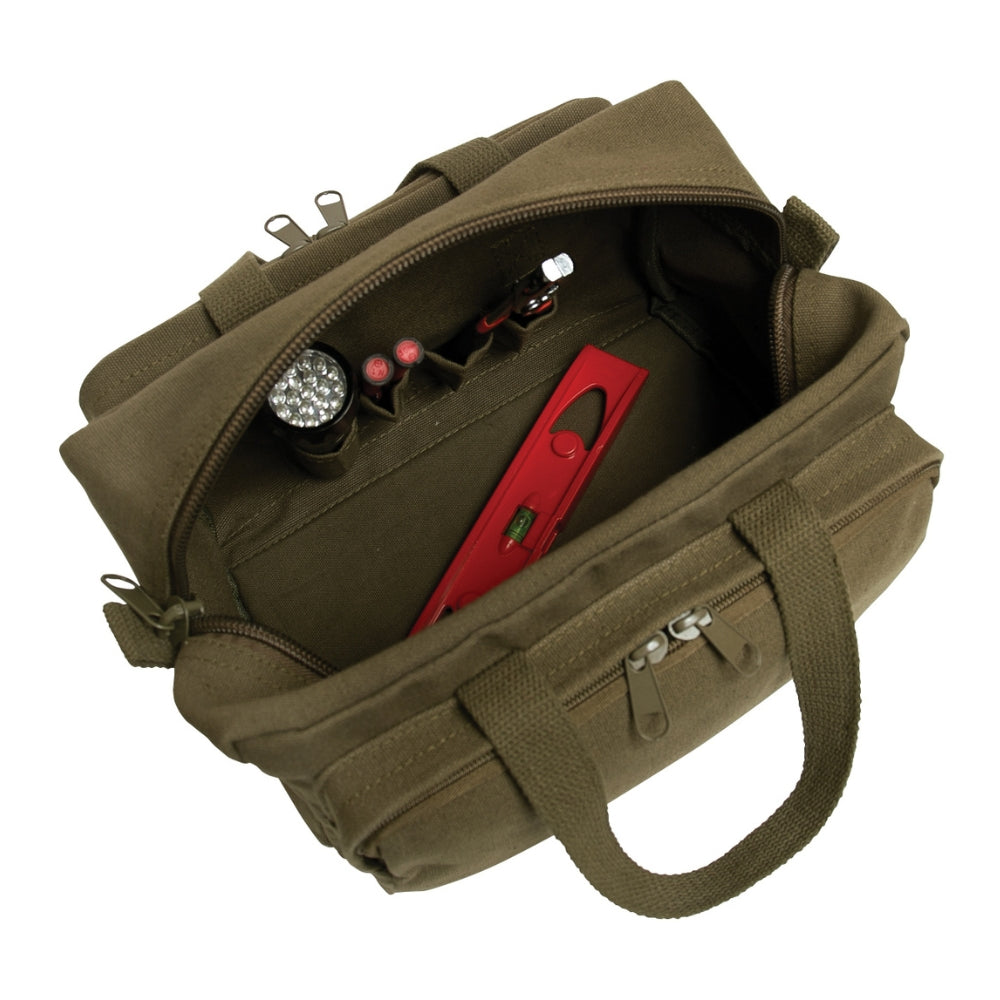 Rothco G.I. Type Zipper Pocket Mechanics Tool Bag With Military Stencil - 7