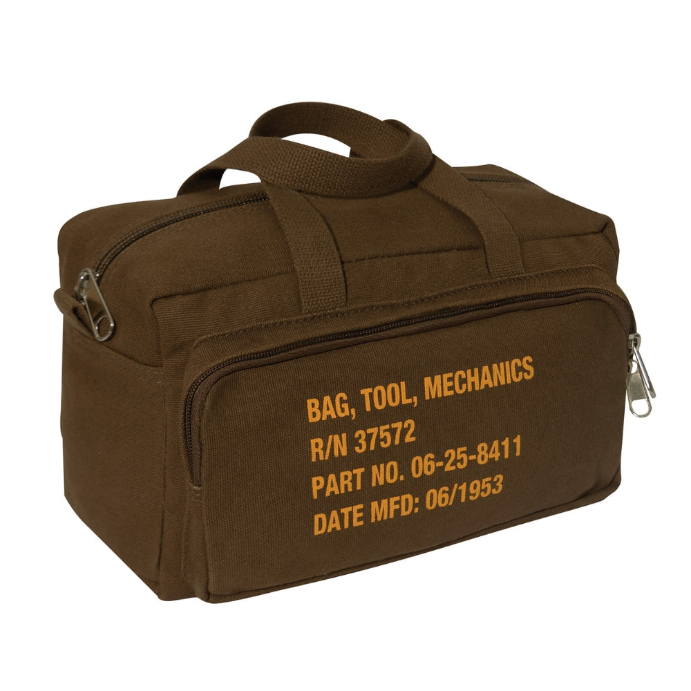 Rothco G.I. Type Zipper Pocket Mechanics Tool Bag With Military Stencil  - 9