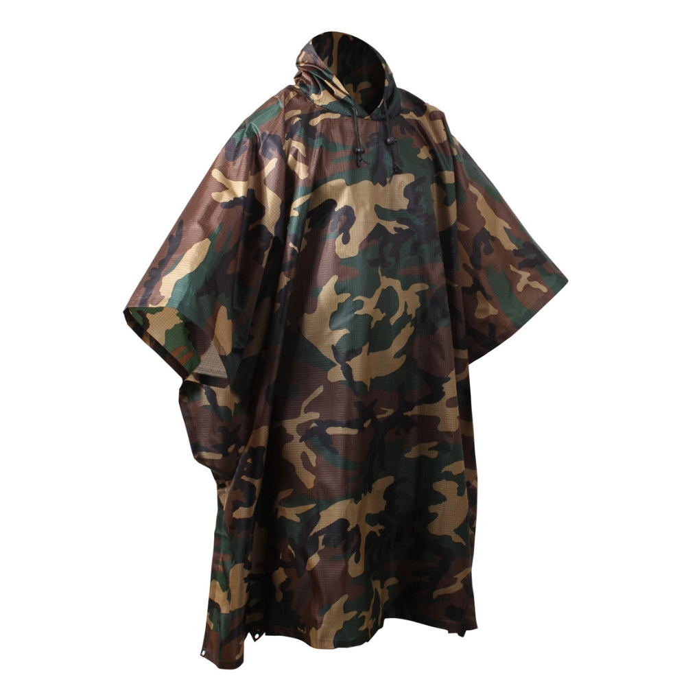 Rothco GI Type Military Rip-Stop Poncho | All Security Equipment - 12