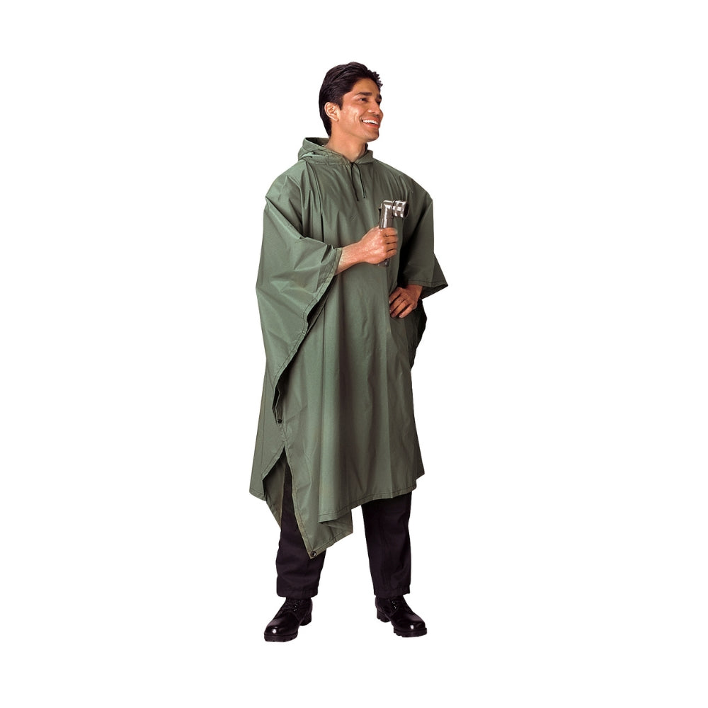 Rothco GI Type Military Rip-Stop Poncho | All Security Equipment - 18