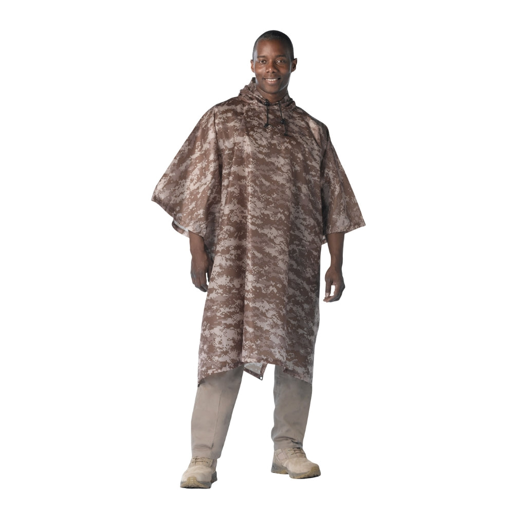 Rothco GI Type Military Rip-Stop Poncho | All Security Equipment - 9