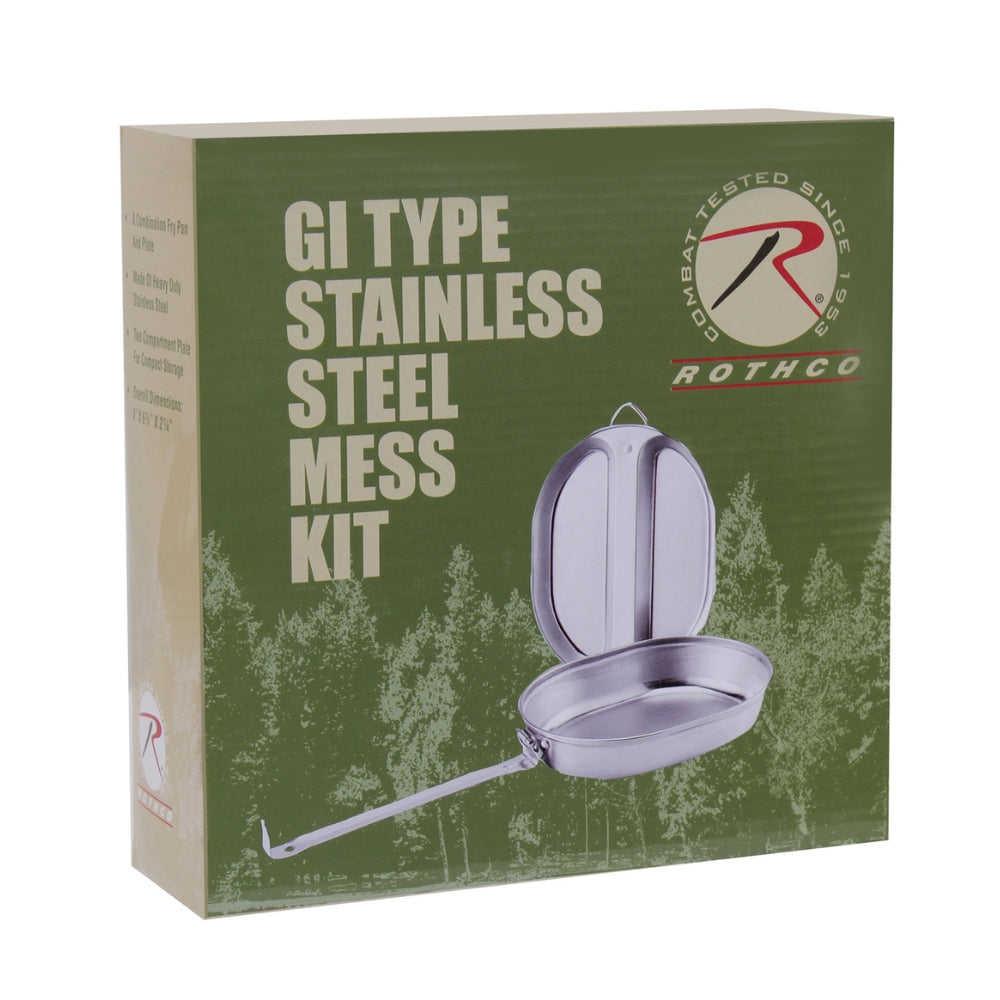 Rothco GI Type Stainless Steel Mess Kit 613902130128 - 2