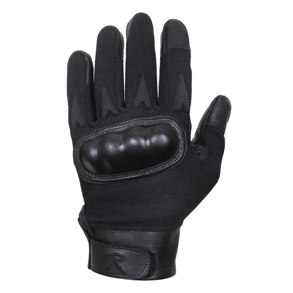 Rothco Hard Knuckle Cut and Fire Resistant Gloves (Black) - 3