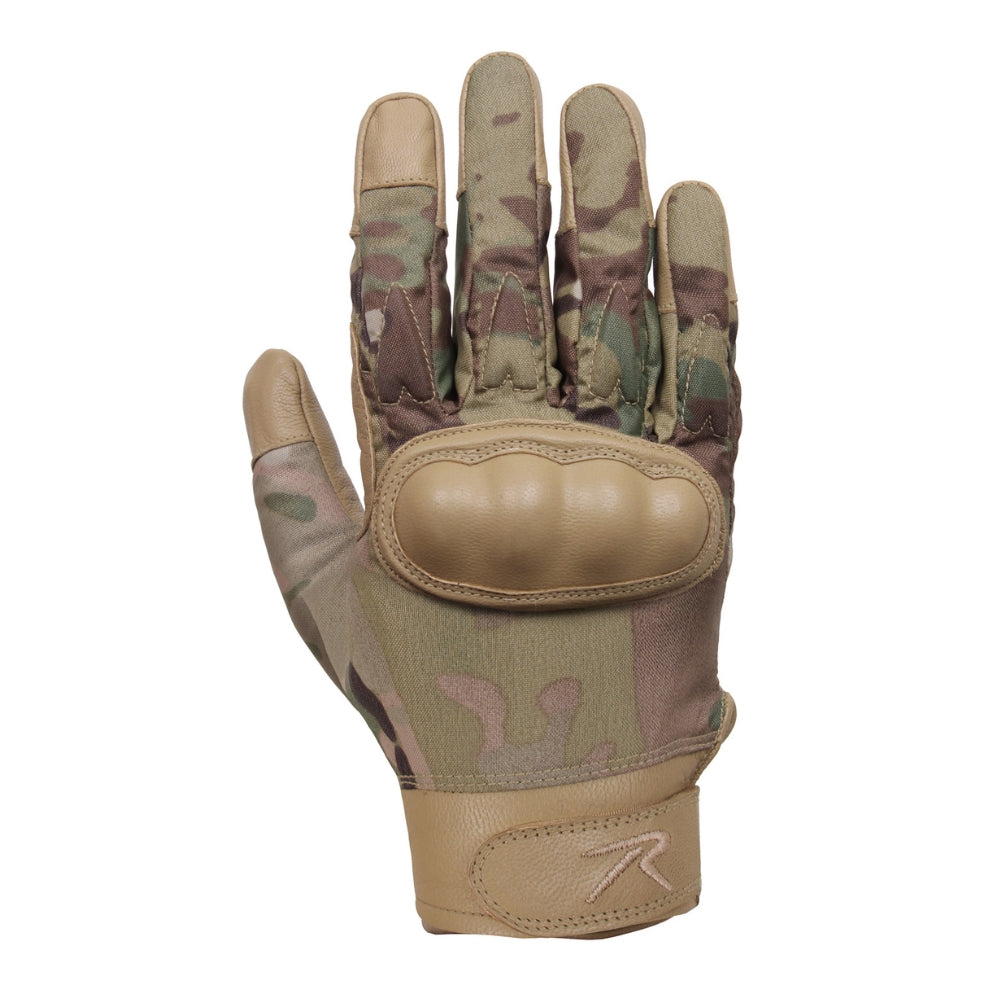 Rothco Hard Knuckle Cut and Fire Resistant Gloves (MultiCam) - 3