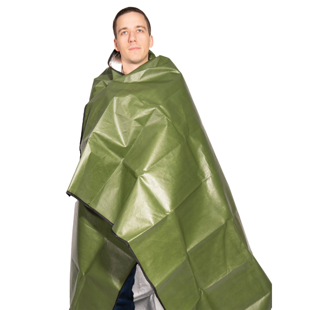 Rothco Heavy Duty Survival Blanket - Olive Drab 613902015357 - 4