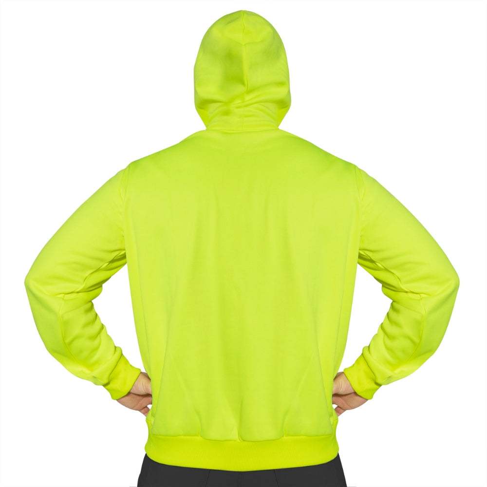 Rothco High-Vis Performance Hooded Sweatshirt - Safety Green - 5
