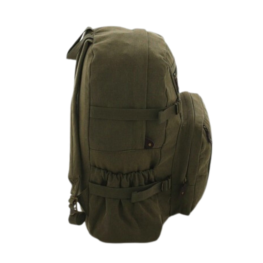 Rothco Jumbo Vintage Canvas Backpack | All Security Equipment - 4