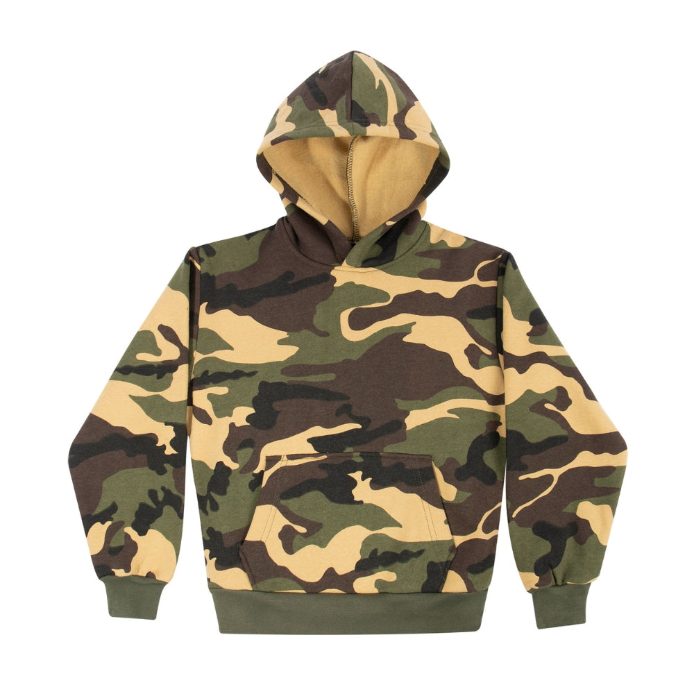 Rothco Kid's Camo Pullover Hooded Sweatshirt | All Security Equipment - 1