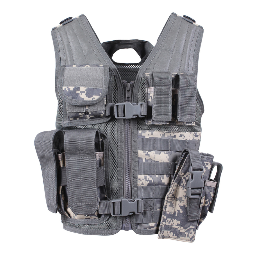 Rothco Kid's Tactical Cross Draw Vest | All Security Equipment Rothco Kid's Tactical Cross Draw Vest | All Security Equipment