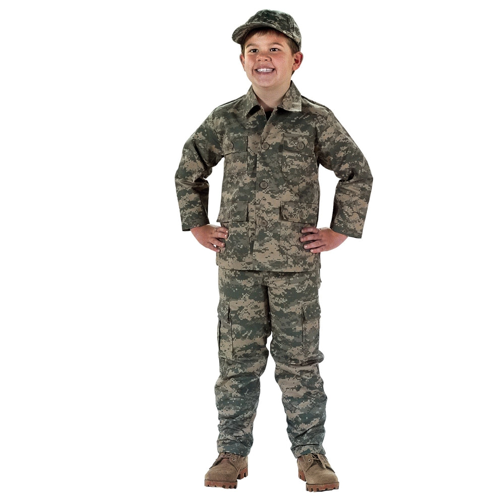 Rothco Kids Digital Camo BDU Pants (ACU Digital Camo) - 1