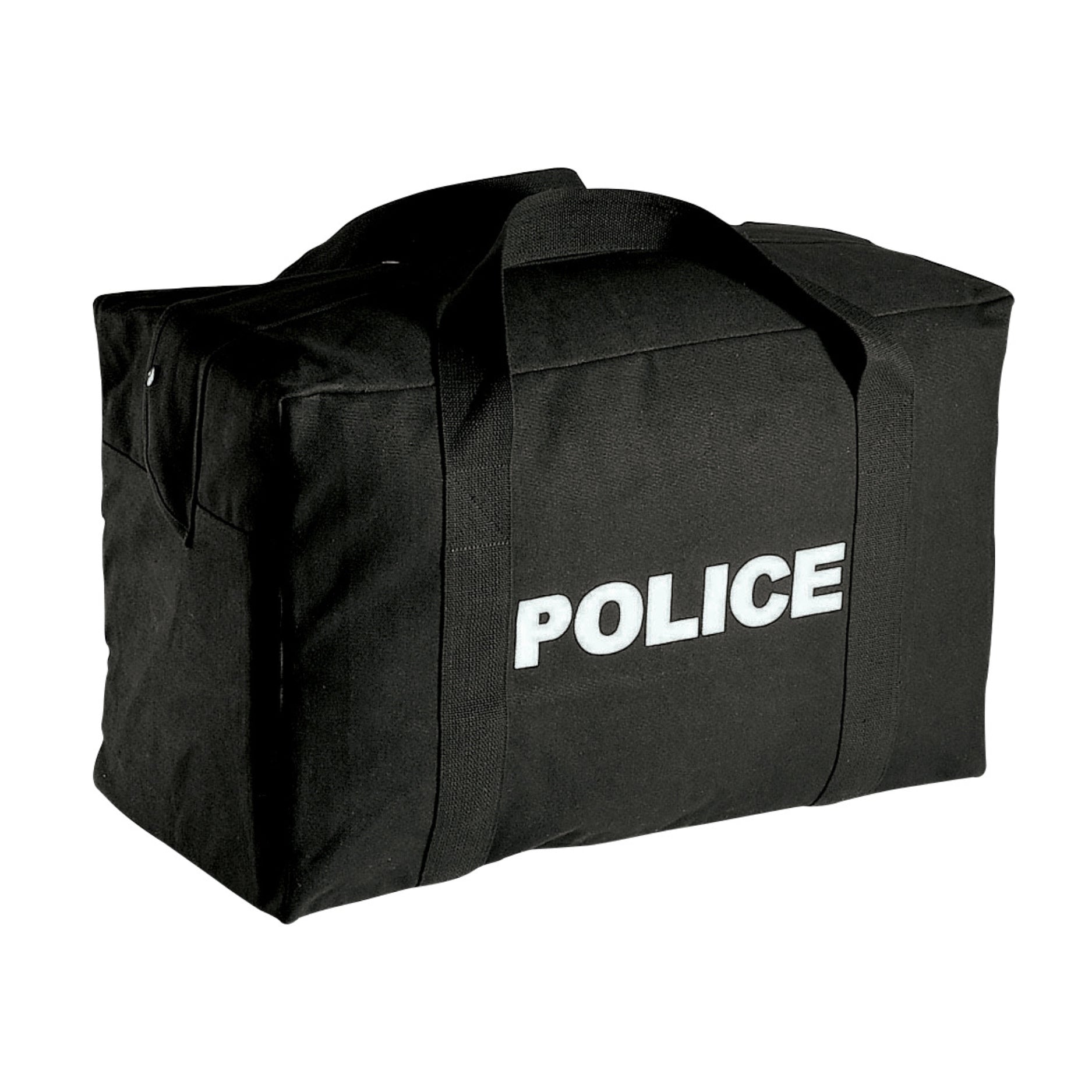 Rothco Large Canvas Police Gear Bag - Black 613902811614