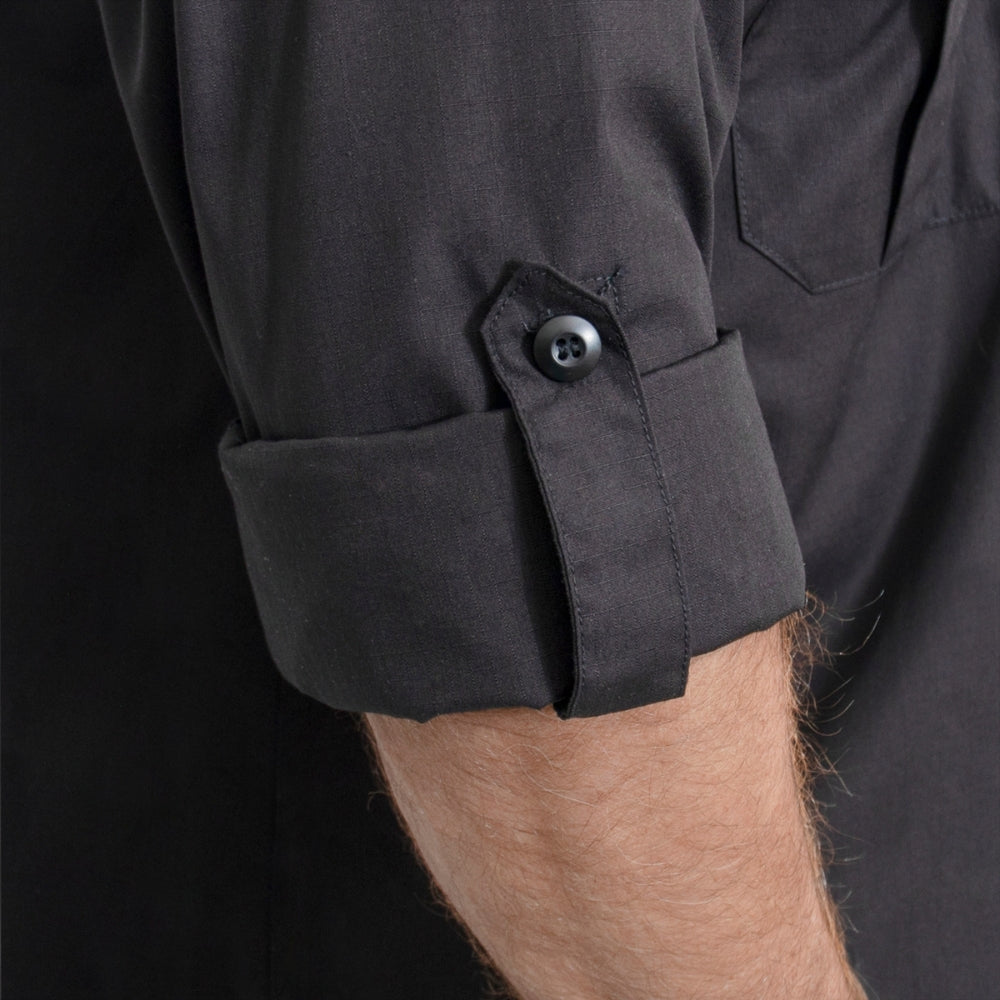 Rothco Lightweight Tactical Shirt (Black) | All Security Equipment - 8