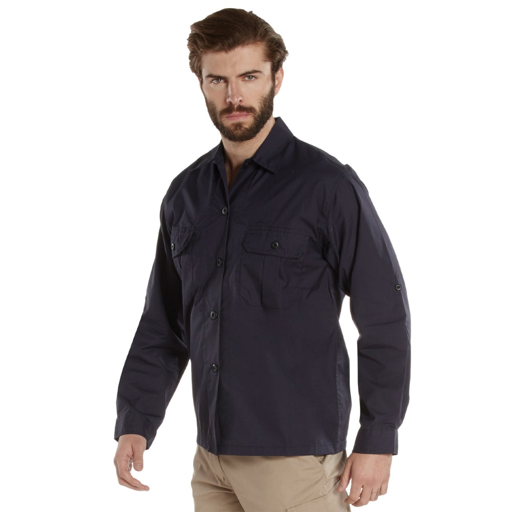 Rothco Lightweight Tactical Shirt (Midnight Navy Blue) - 6