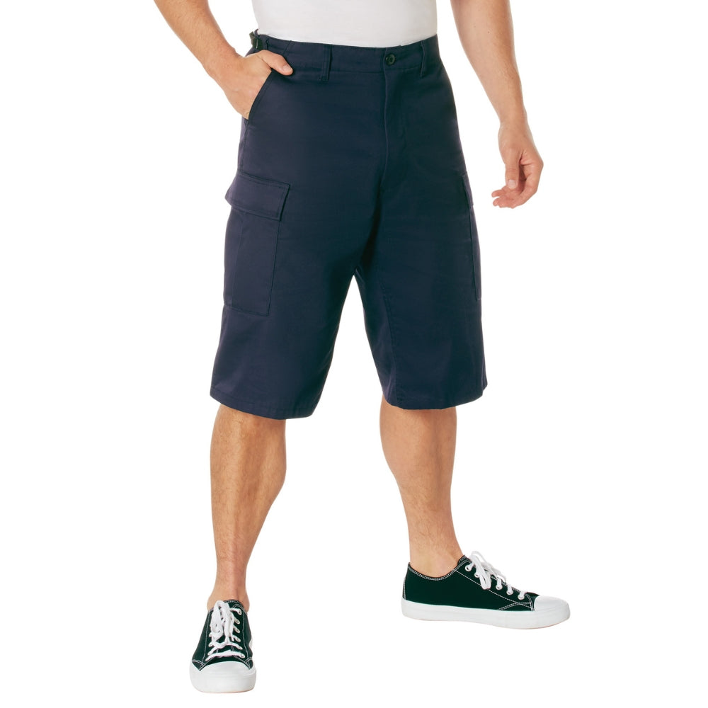 Rothco Long Length BDU Shorts (Navy Blue) | All Security Equipment - 1