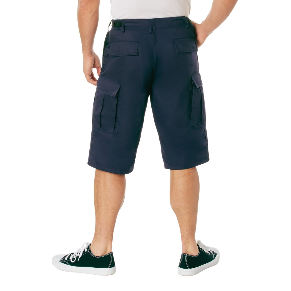Rothco Long Length BDU Shorts (Navy Blue) | All Security Equipment - 3