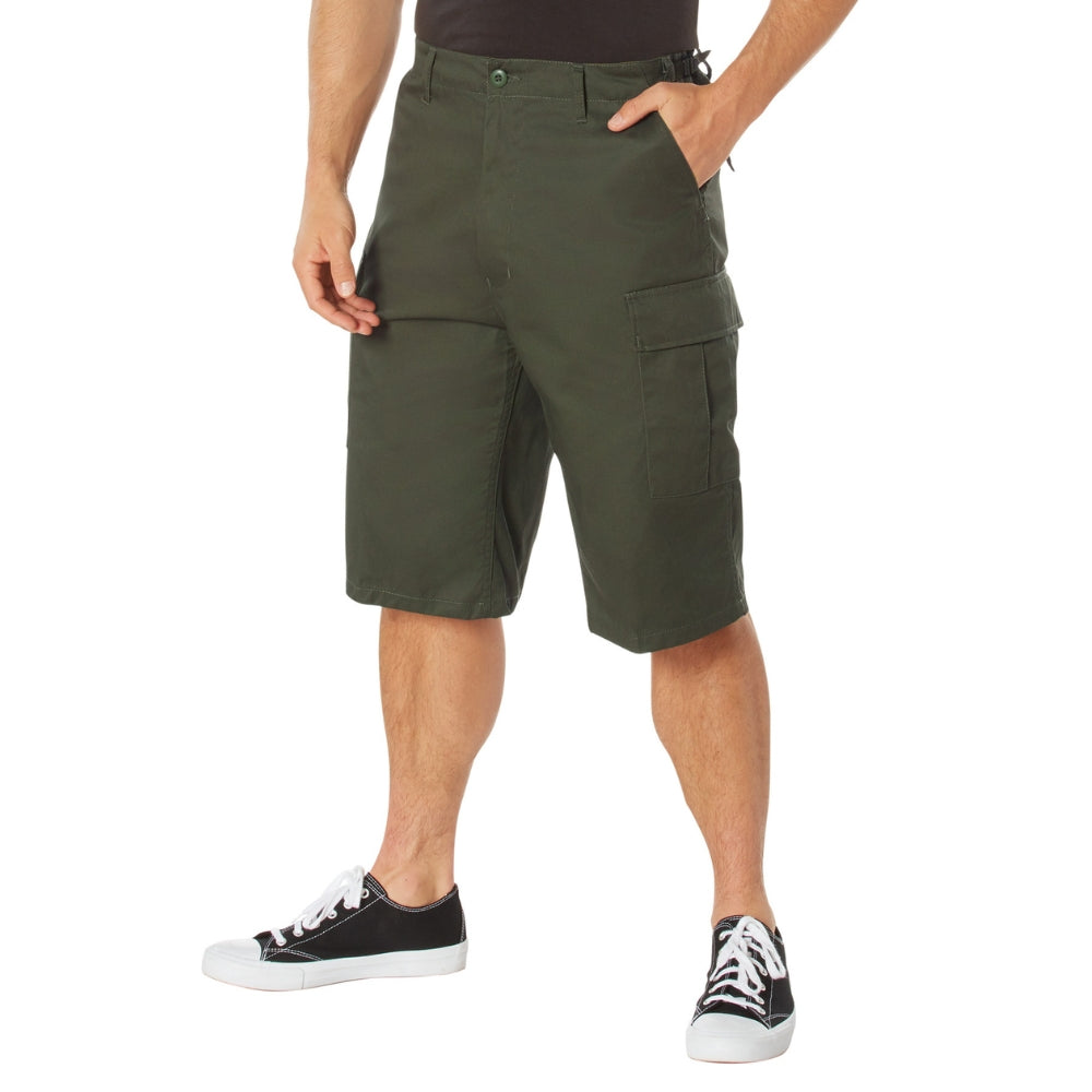 Rothco Long Length BDU Shorts (Olive Drab) | All Security Equipment - 2