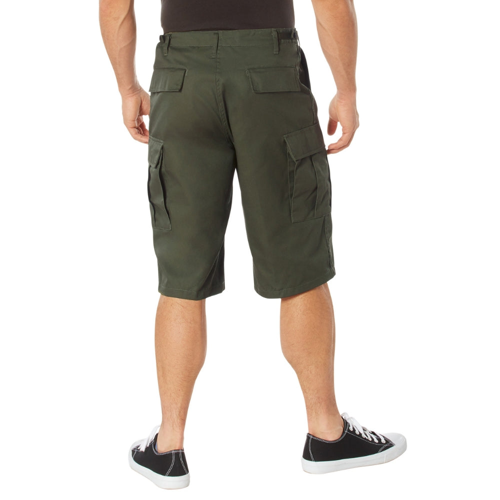 Rothco Long Length BDU Shorts (Olive Drab) | All Security Equipment - 3