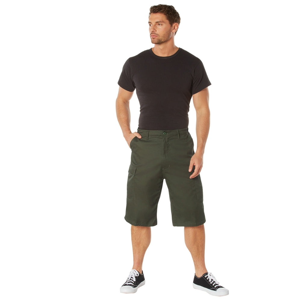 Rothco Long Length BDU Shorts (Olive Drab) | All Security Equipment - 4
