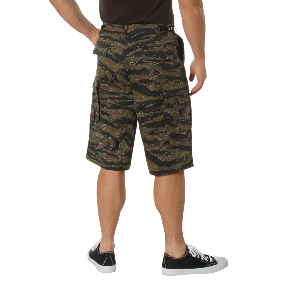 Rothco Long Length Camo BDU Shorts (Tiger Stripe Camo) - 3