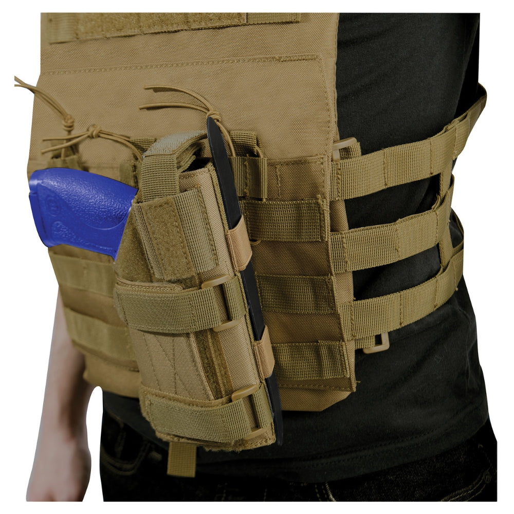 Rothco Low Profile MOLLE Pistol Holster | All Security Equipment - 10