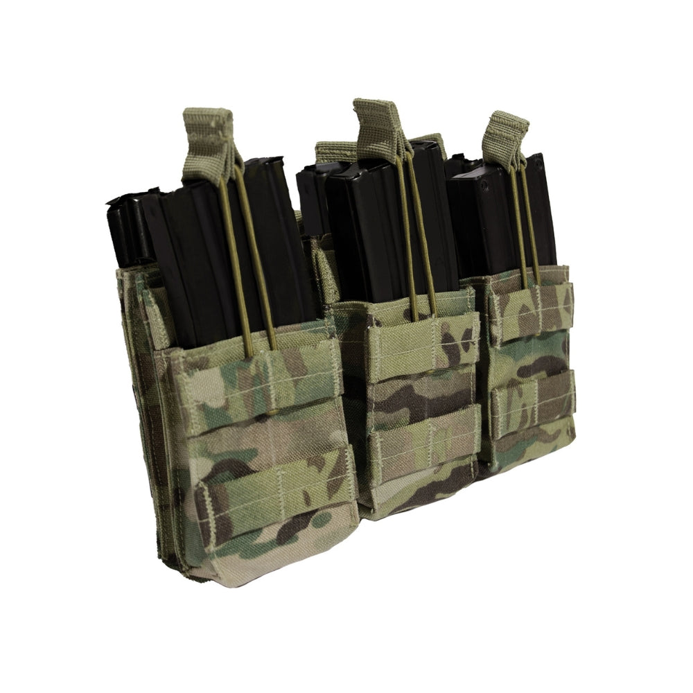 Rothco MOLLE Open Top Six Rifle Mag Pouch | All Security Equipment - 1