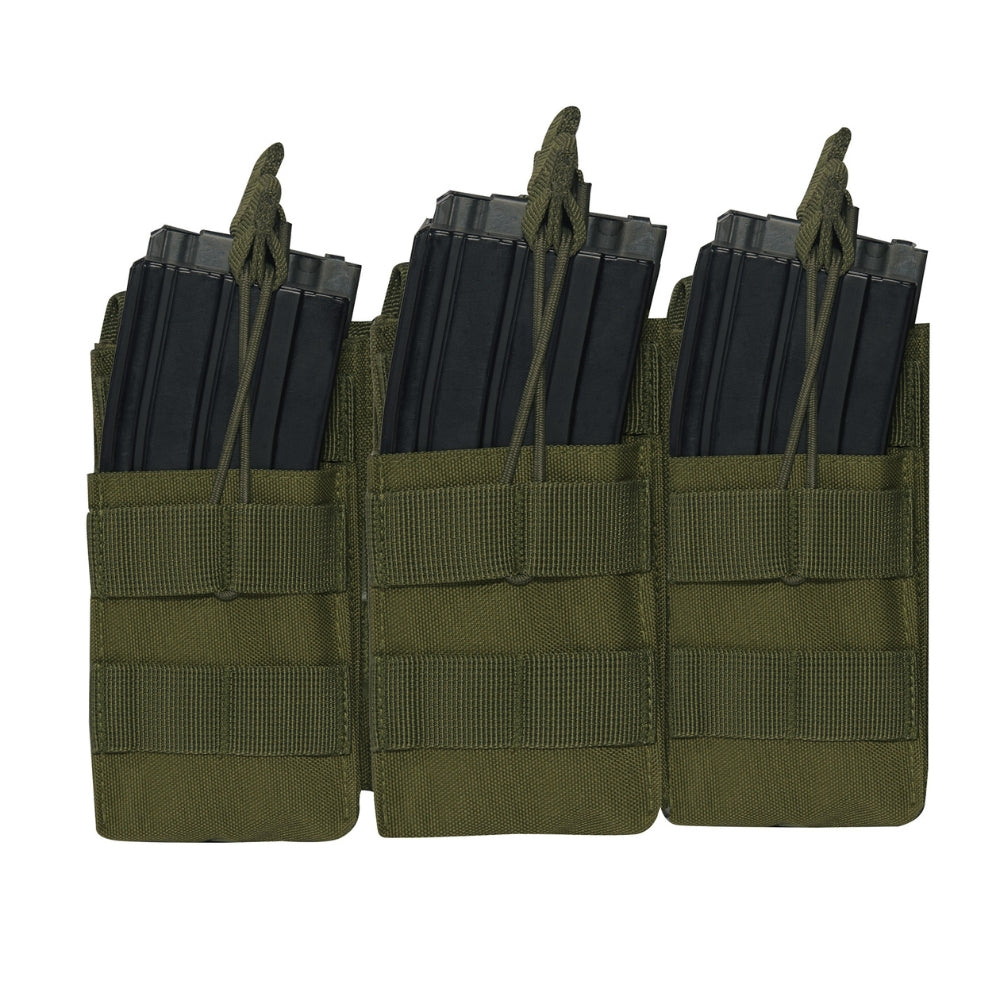 Rothco MOLLE Open Top Six Rifle Mag Pouch | All Security Equipment - 12