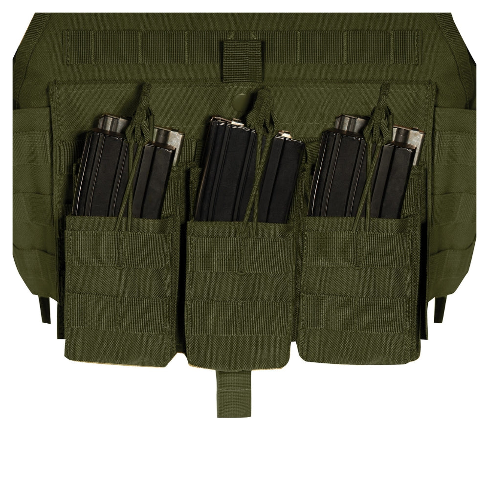 Rothco MOLLE Open Top Six Rifle Mag Pouch | All Security Equipment - 14