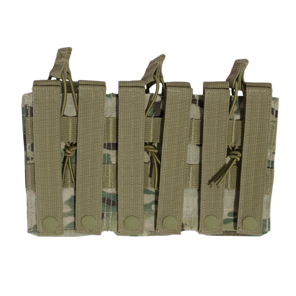 Rothco MOLLE Open Top Six Rifle Mag Pouch | All Security Equipment - 2