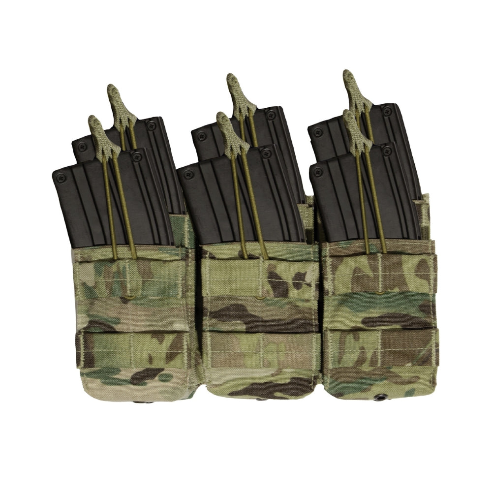 Rothco MOLLE Open Top Six Rifle Mag Pouch | All Security Equipment - 3