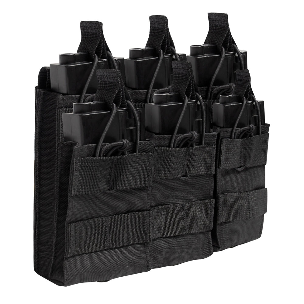 Rothco MOLLE Open Top Six Rifle Mag Pouch | All Security Equipment - 7