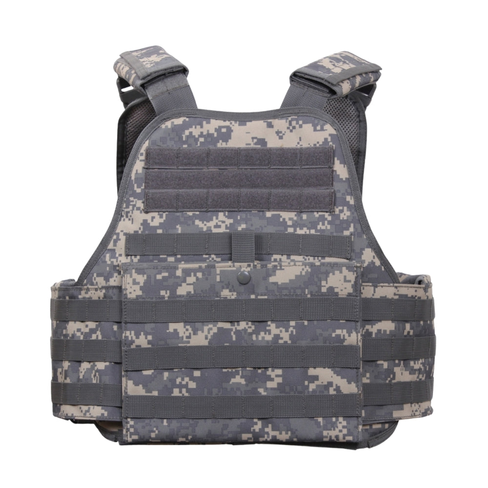 Rothco MOLLE Plate Carrier Vest (ACU Digital Camo)