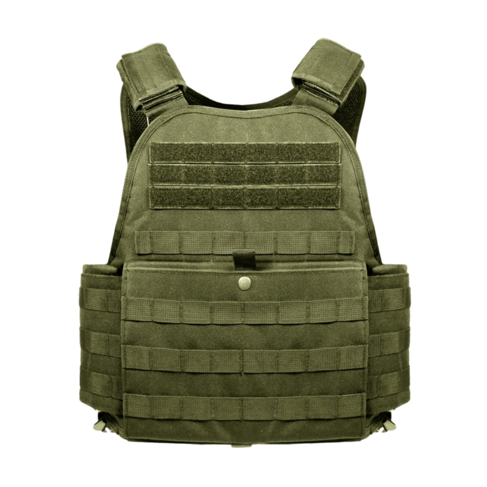 Rothco MOLLE Plate Carrier Vest (Olive Drab) | All Security Equipment
